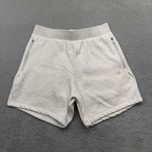 Adidas IY1967 Mens Medium One Fleece Gray Zip Pockets Basketball Sweat Shorts
